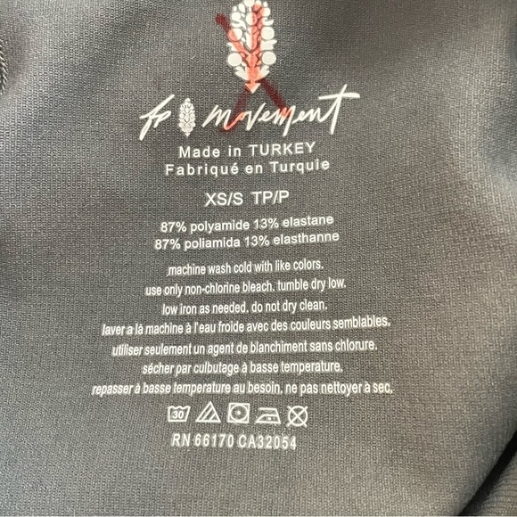 Free People FP Movement Witness The Fitness Side Cut-Out Biker Shorts, Size XS/S - Picture 8 of 8